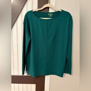 Lilly Pulitzer Evergreen Karessa Top Small Oversized